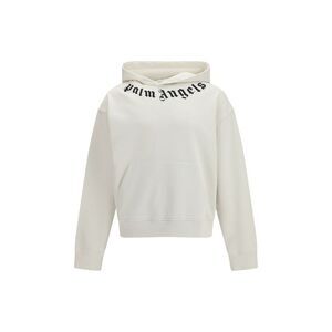 Palm Angels White Cotton Men's Sweatshirt